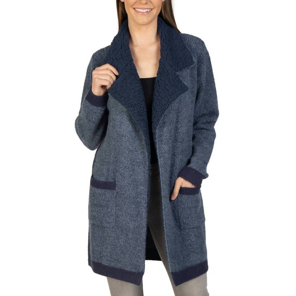 NEW LOVE TOKEN candie open front cardigan in blue